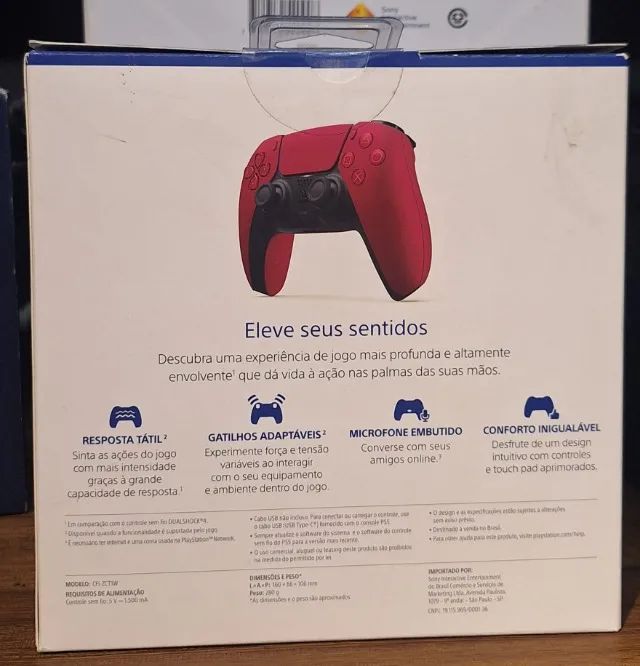 Controle Dualsense Cosmic Red Lacrado - Foto 2