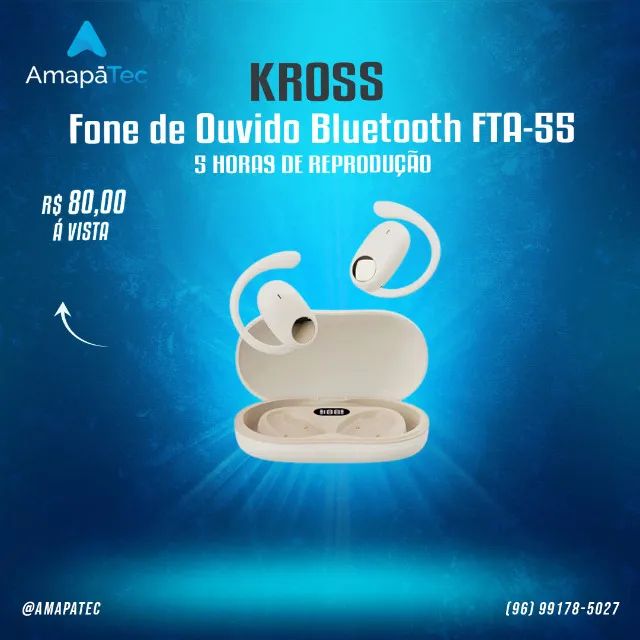 Fone De Ouvido Kross FTA-55 TWS