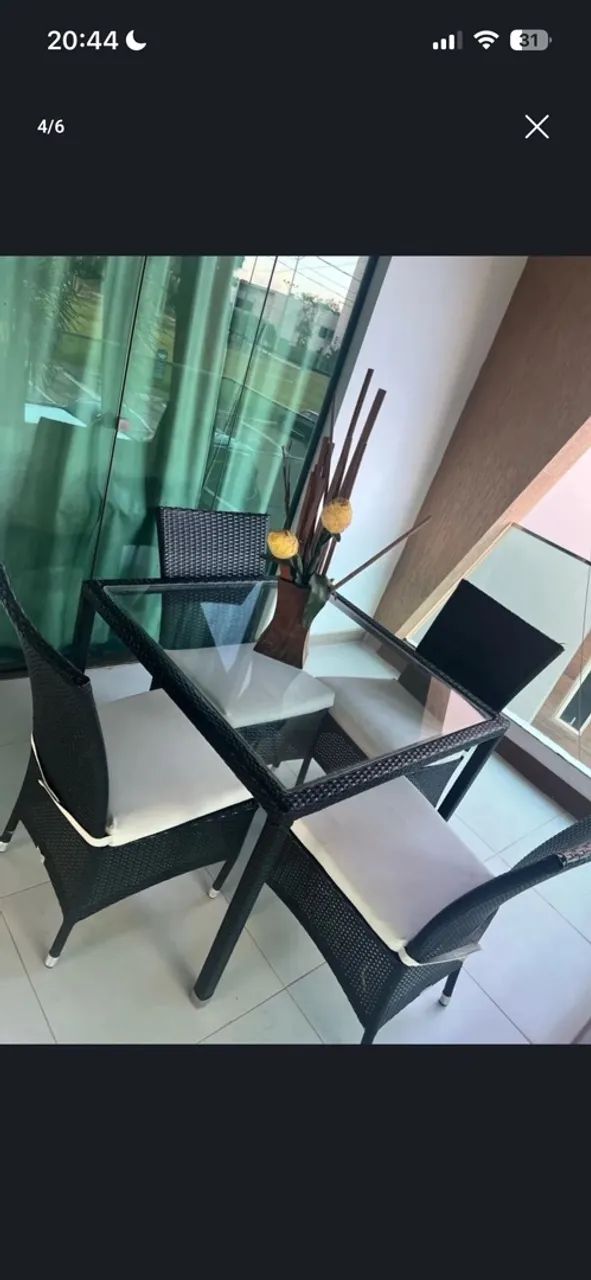 Mesa com cadeiras área externa marca CABANNA - Foto 3