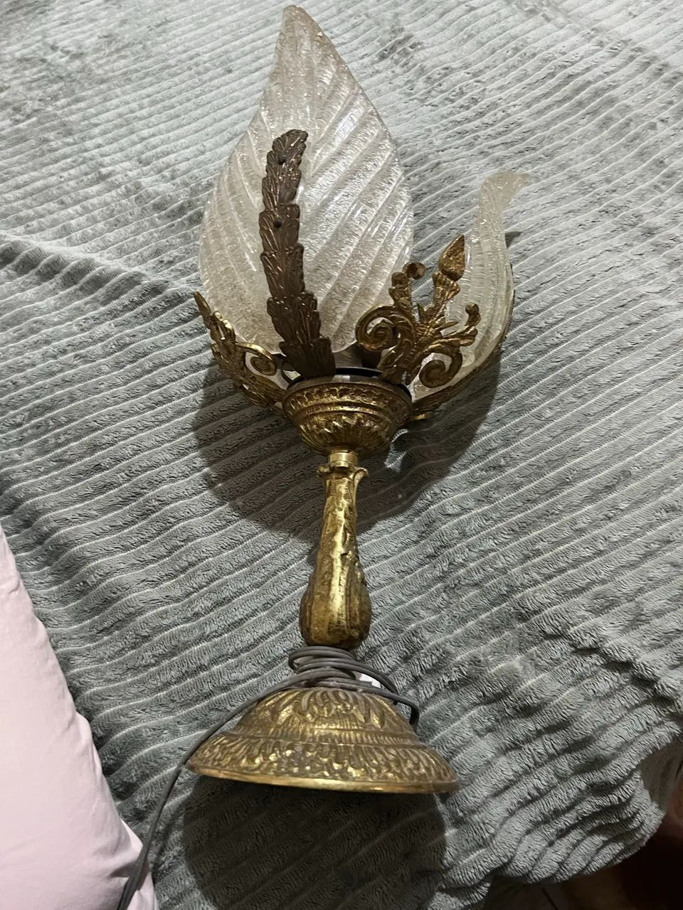 Abajur em bronze 