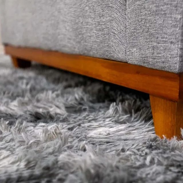 Poltrona Áustria Linho Cinza A59 - PARA SAIR HOJE - Foto 5