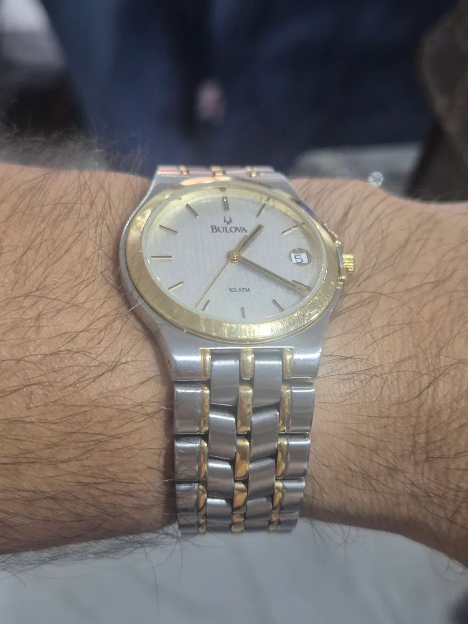 Relógio BULOVA SOCIAL  À QUARTZ   955.114   -   FUNCIONANDO PERFEITAMENTE - Foto 4