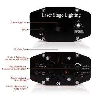 Canhão Laser Jogo De Luz Led Projetor Raios Holográfico - Foto 4