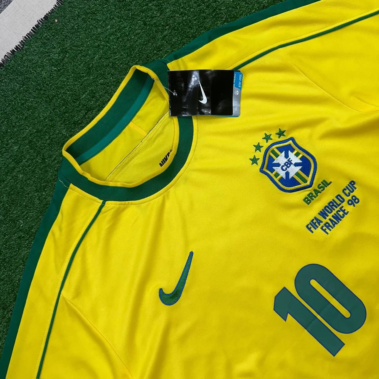 camisa brasil 98 retro  - Foto 2