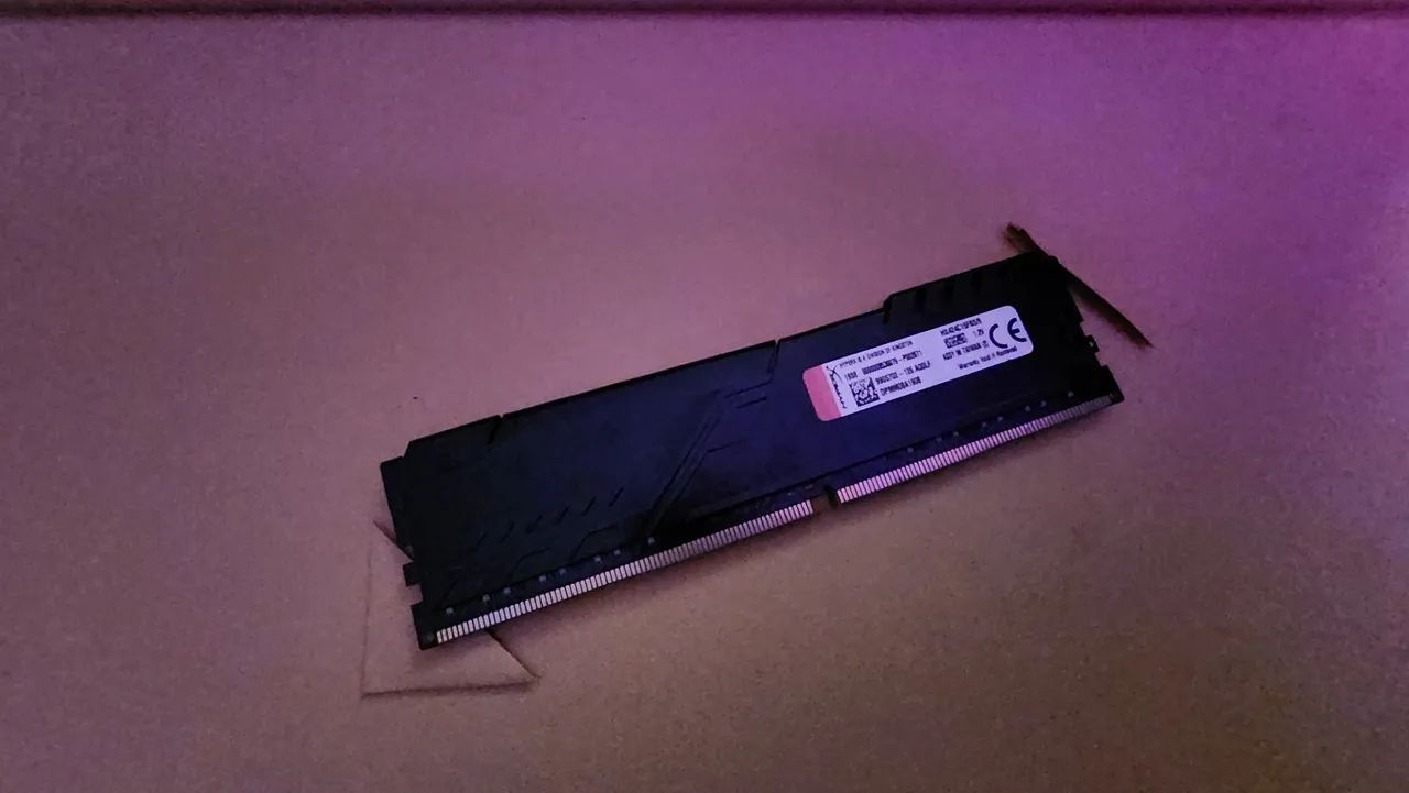 Memória HyperX Fury DDR4 8gb Usada - Foto 2