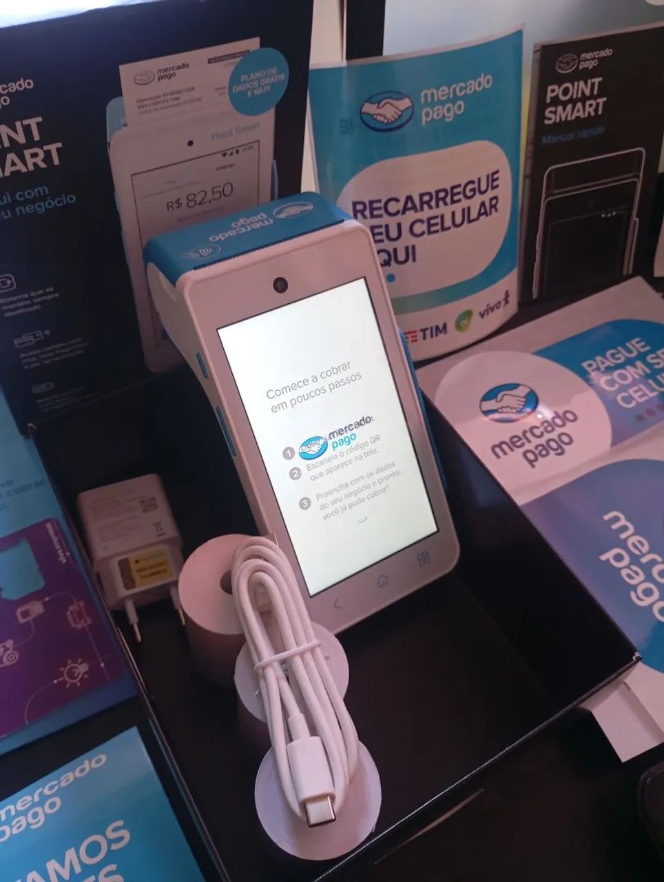 Maquininha de Cartão Mercado Pago Smart Digital Nova  - Foto 2