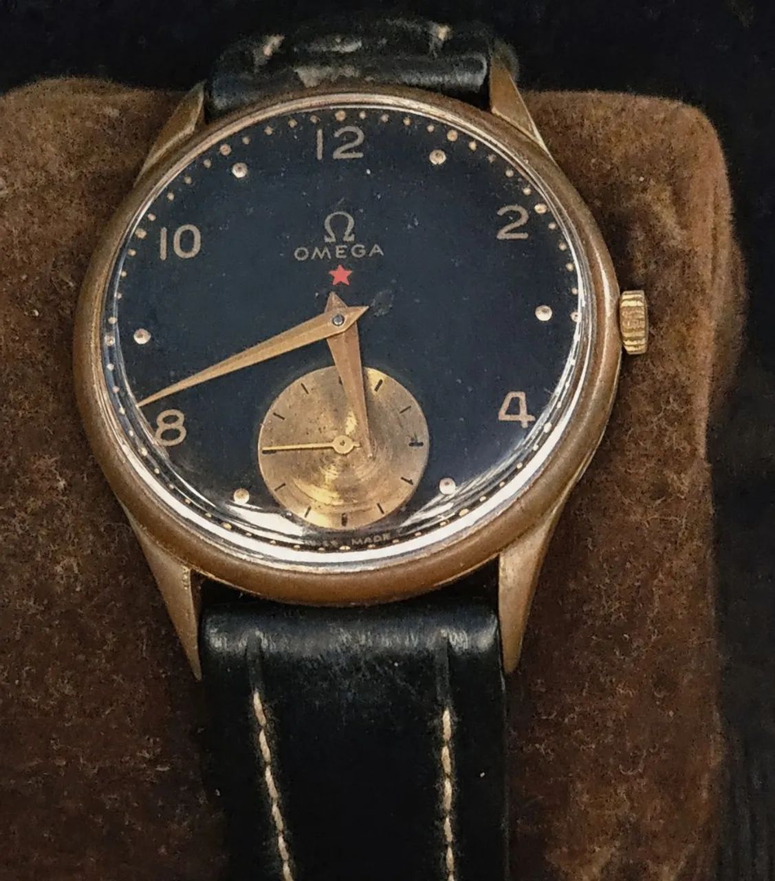 Relógio Omega Vintage "Teddington" Estrela Vermelha 