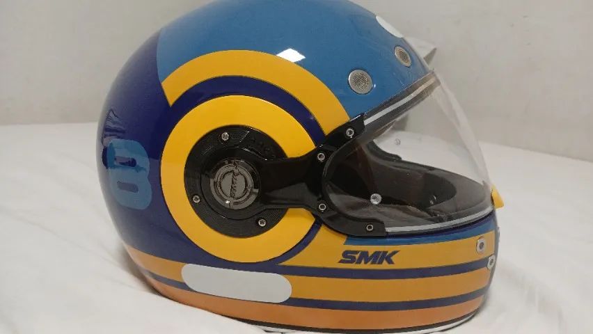 Capacete SMK retrô  - Foto 3