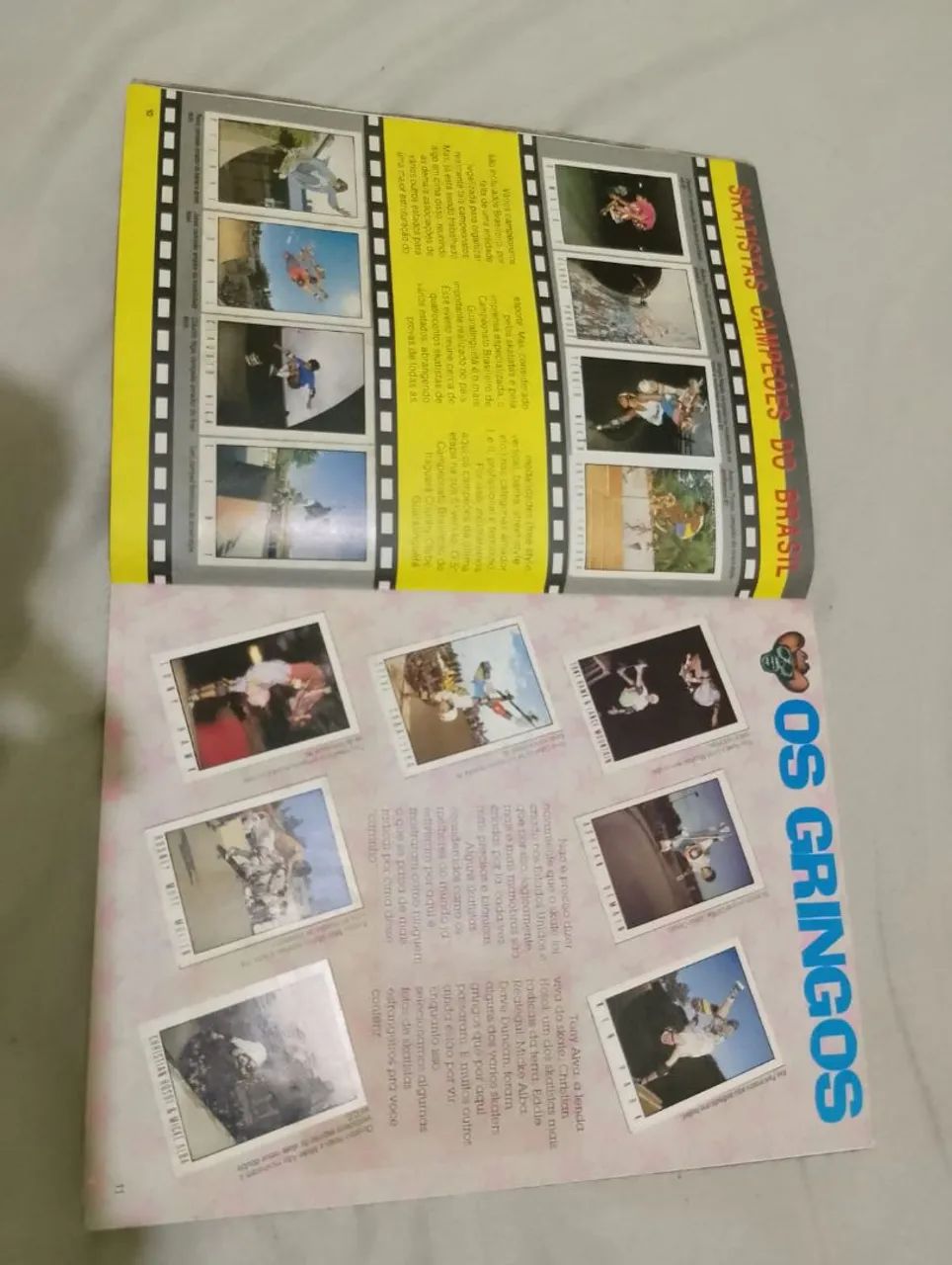 ÁLBUM DE FIGURINHAS OVERALL SKATE STAMPS COMPLETO EM ÓTIMO ESTADO DE CONSERVAÇÃO ANOS 80 - Foto 3