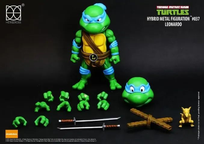 Tartarugas Ninjas - Set Com As 4 Tmnt- 6 Hybrid Metal - Foto 3