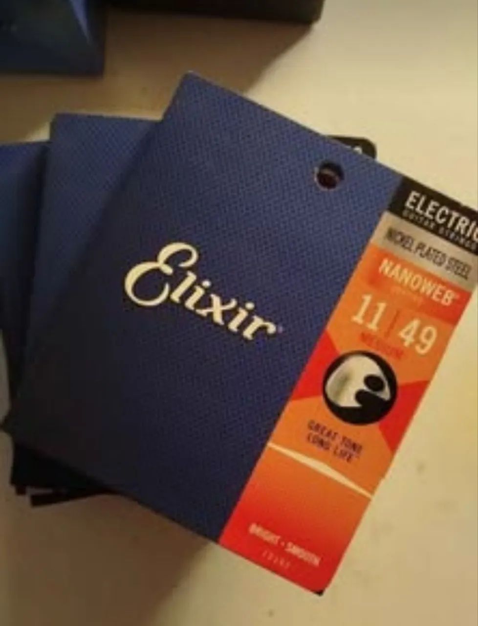 KIT 5 JOGOS DE ELIXIR GUITARRA 011 E 12 JOGOS DE SOLEZ VIOLÃO 012 