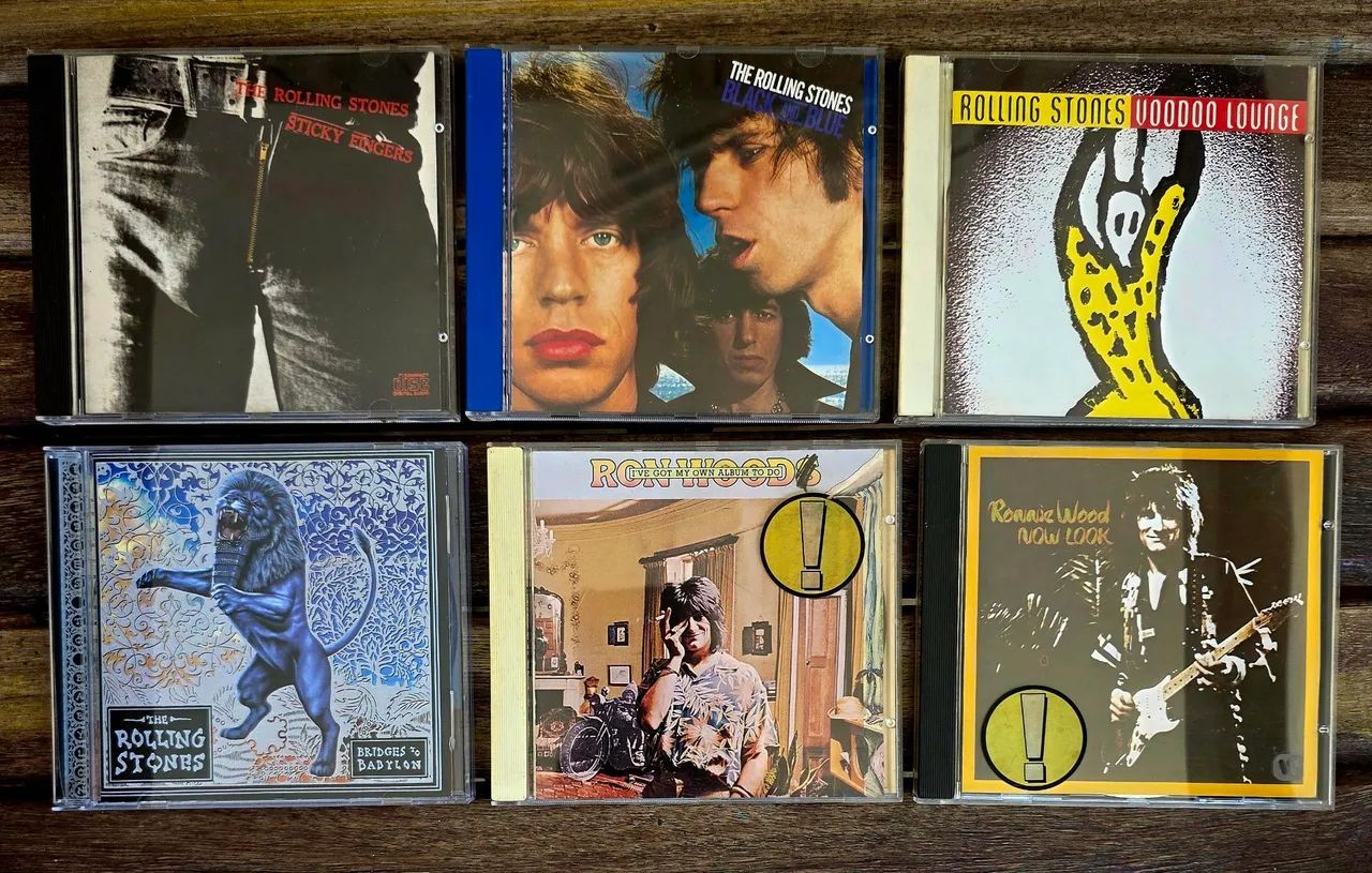 CDs Rolling Stones e Ronnie Wood