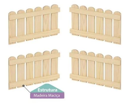 Cama infantil casinha madeira maciça - Foto 3
