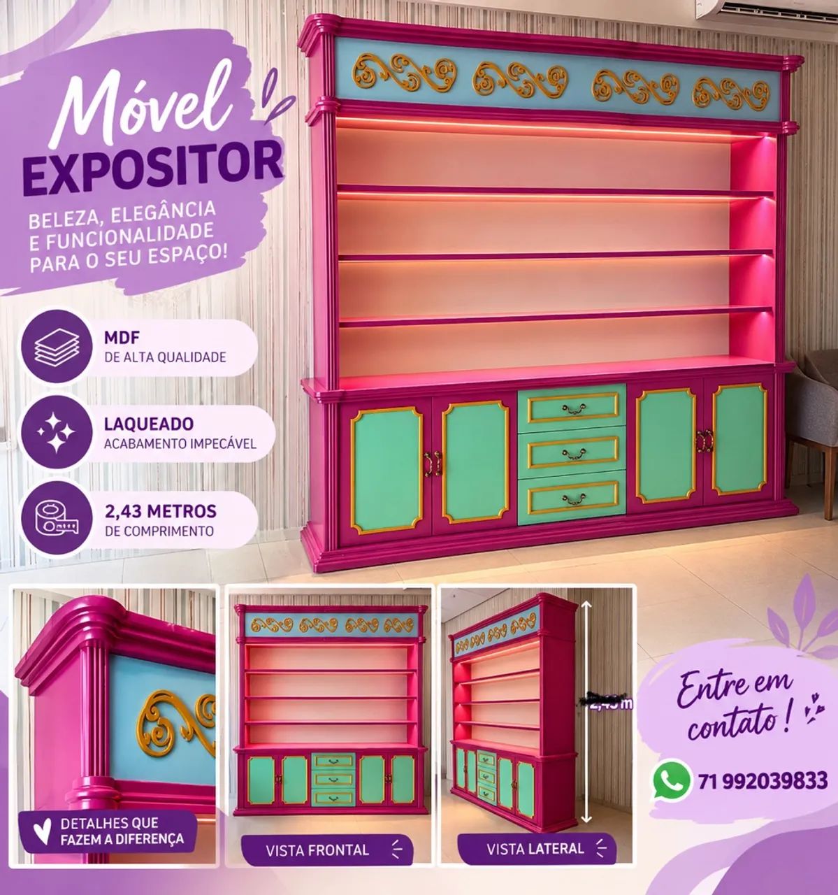 Móvel Expositor 