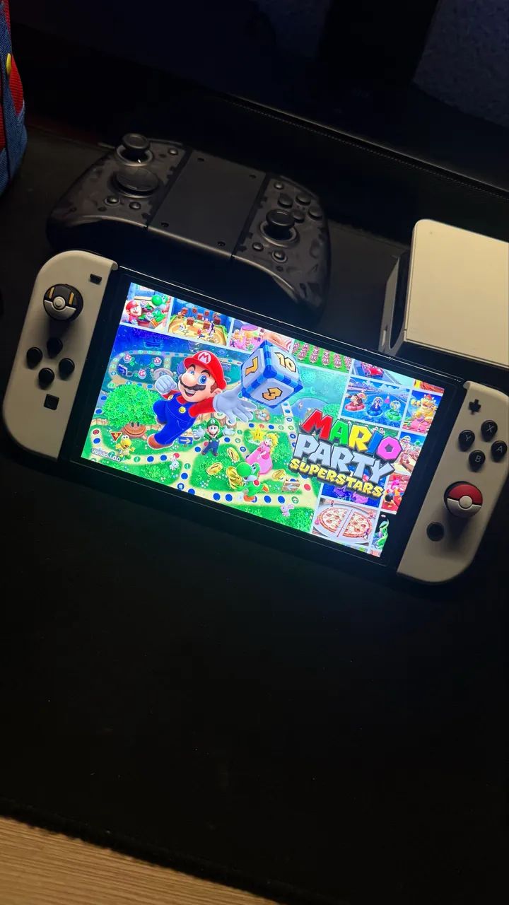 Nintendo Switch OLED Desbloqueado + Acessórios - Foto 4