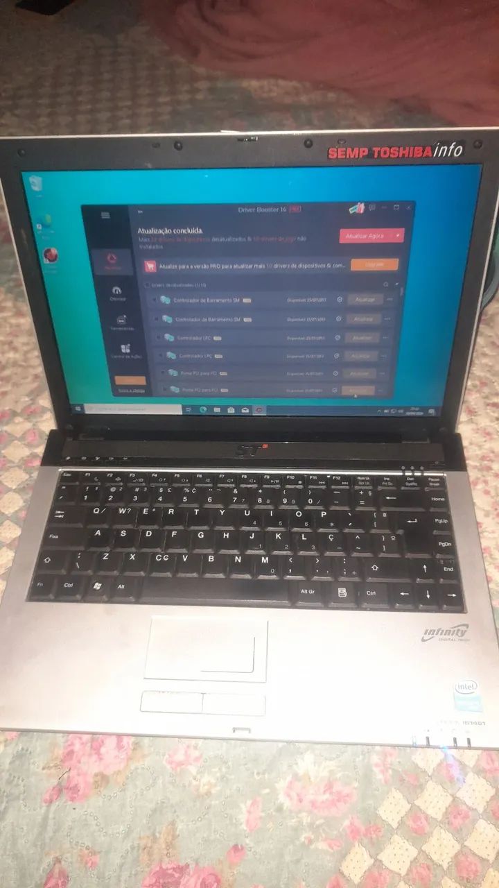Notebook thoshiba antigo