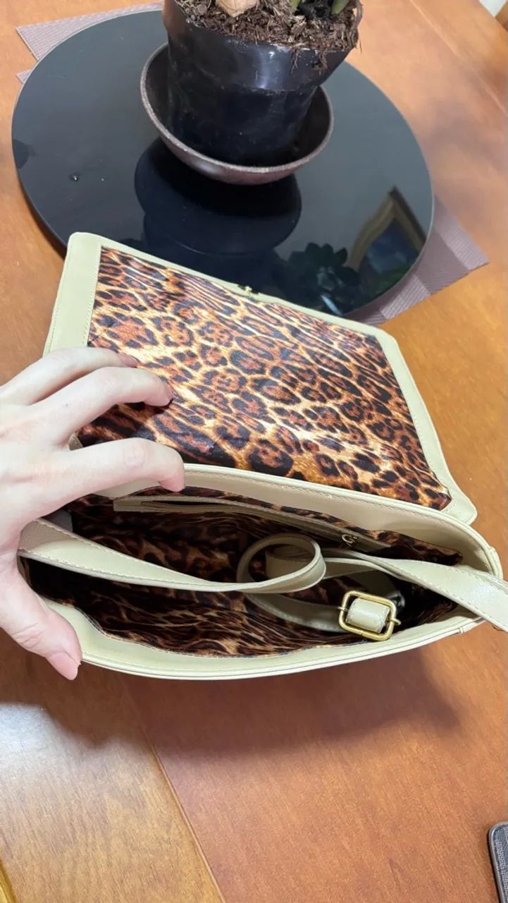 Bolsa Bege Carmen Steffens - Foto 4