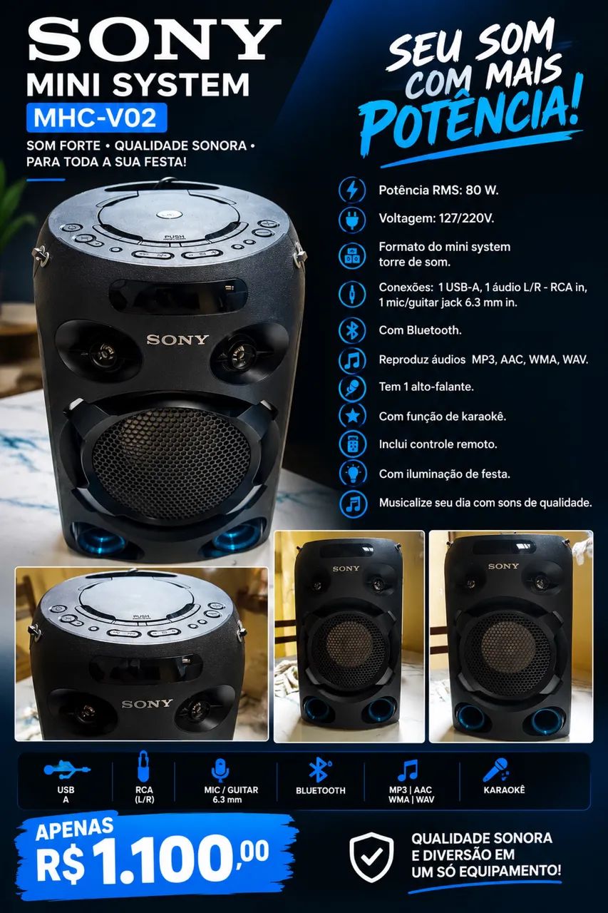 Mini System Sony MHC-V02