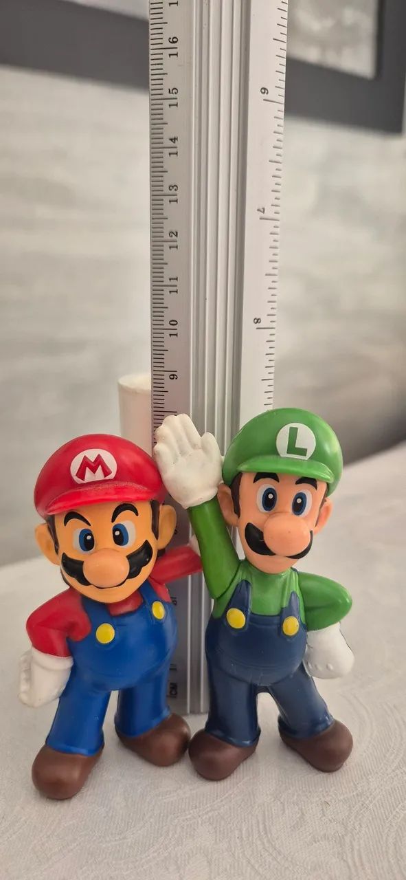 Mario Bros e Luigi coleção macdonalds 2014