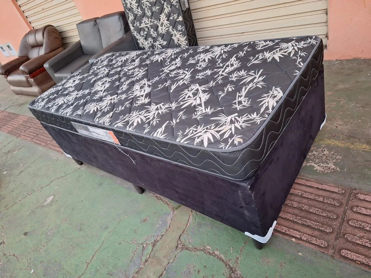Cama box de solteiro com colchão  - Foto 5