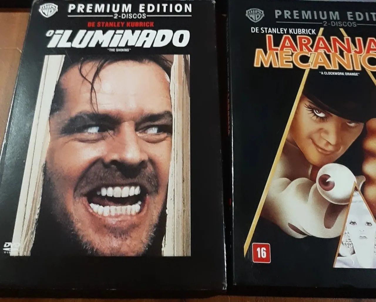 重版出来! DVD-BOX Dvd o iluminado e laranja mecânica ed especial dublado - original