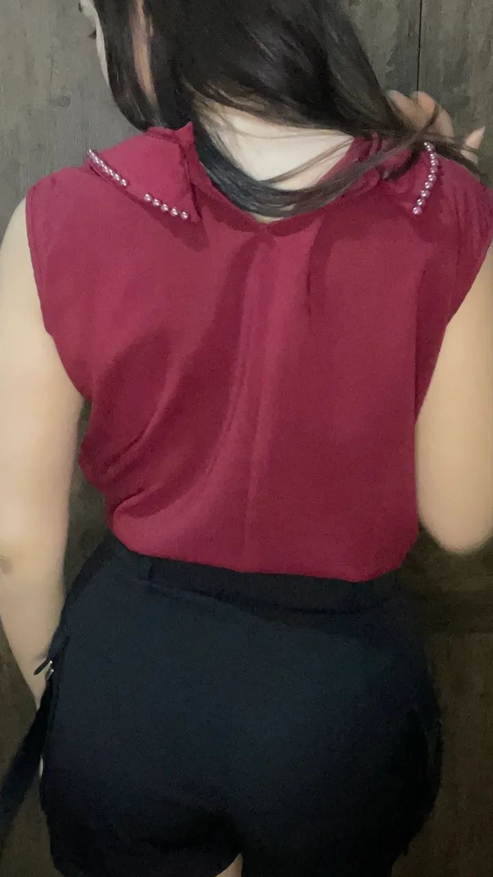 Blusa vinho - Foto 2