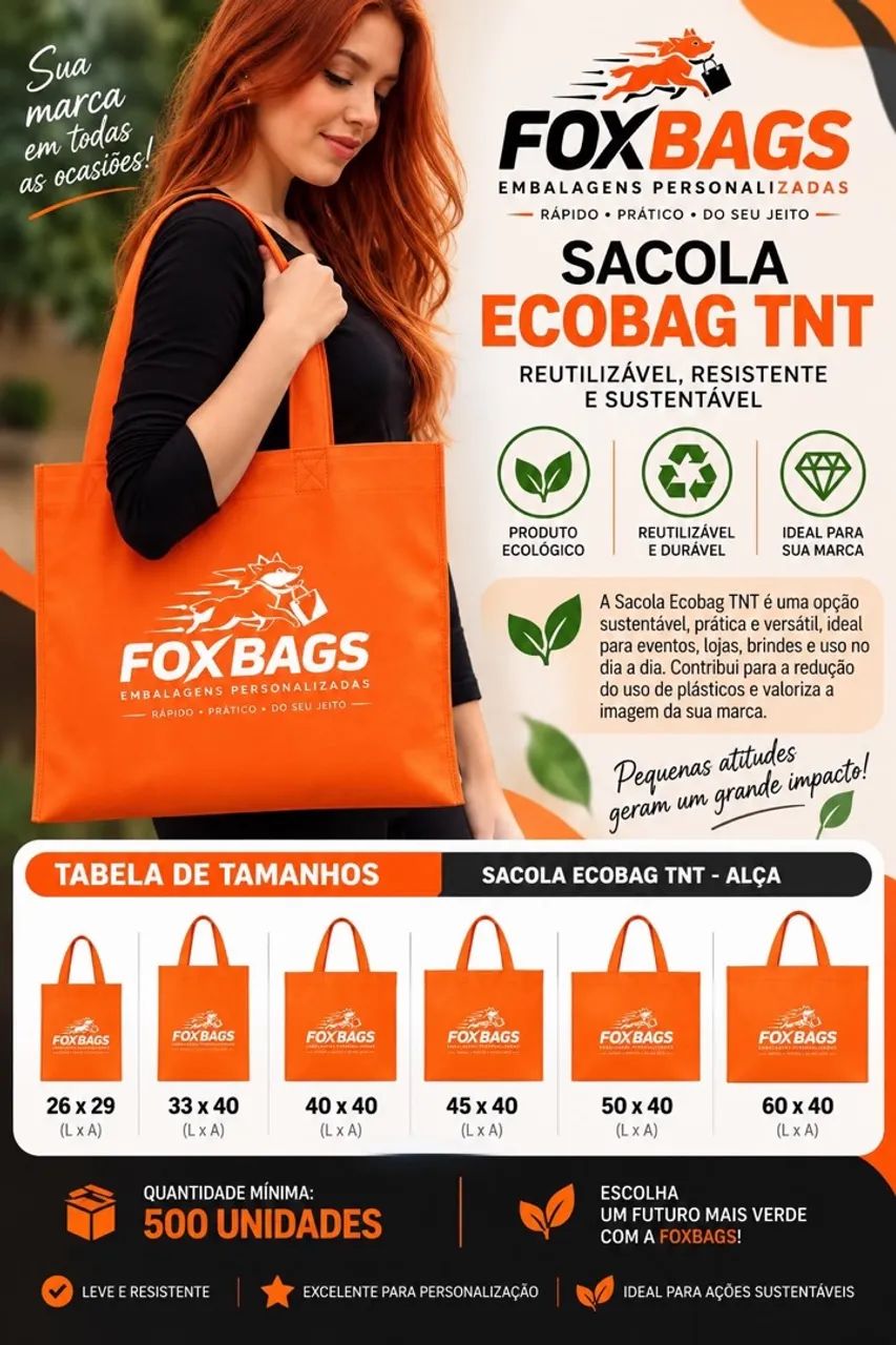 SACOLAS PERSONALIZADAS - Foto 4