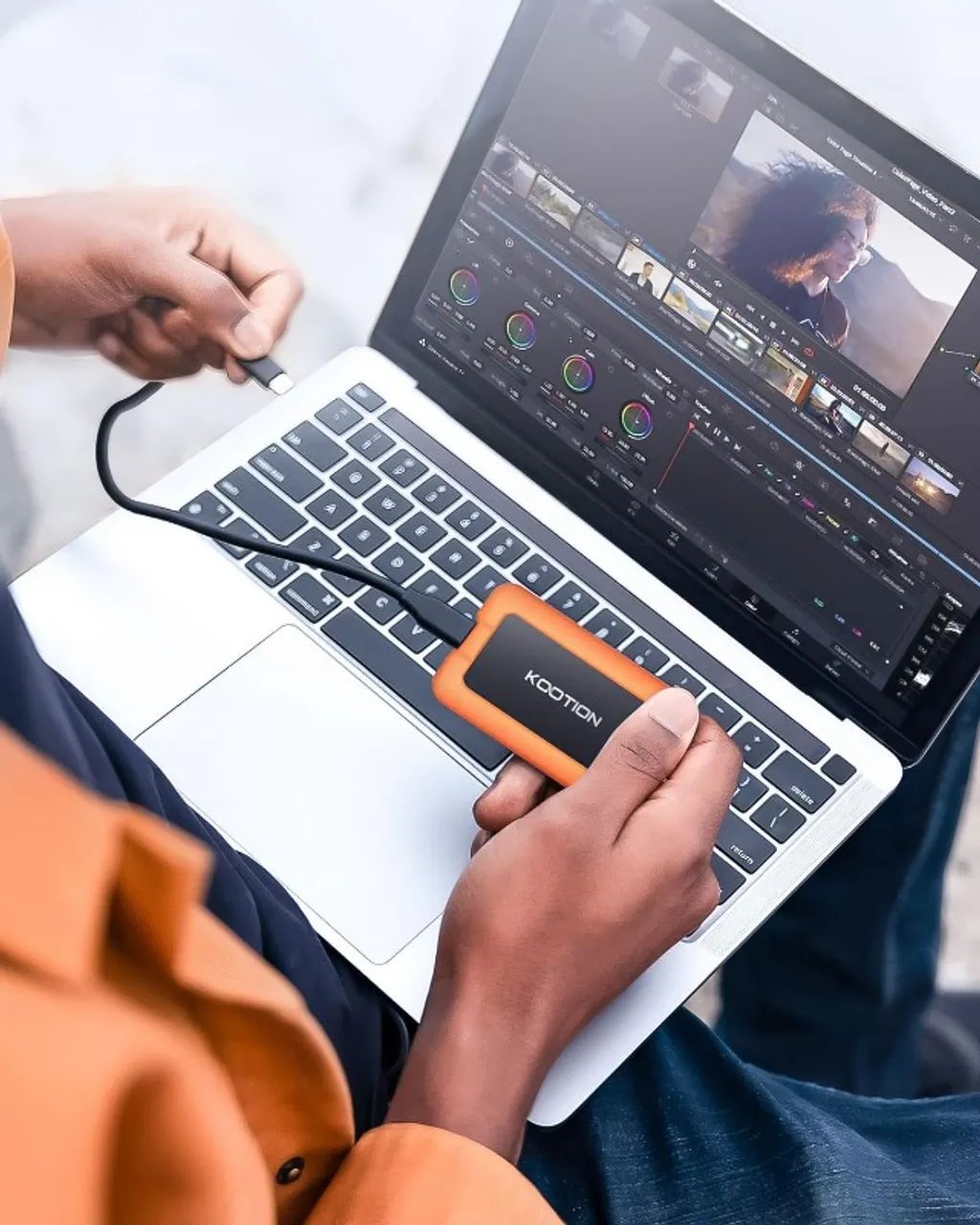 SSD Externo 1Tb Usb 3.0 e Tipo-C leitura 2200Mbps - Foto 4