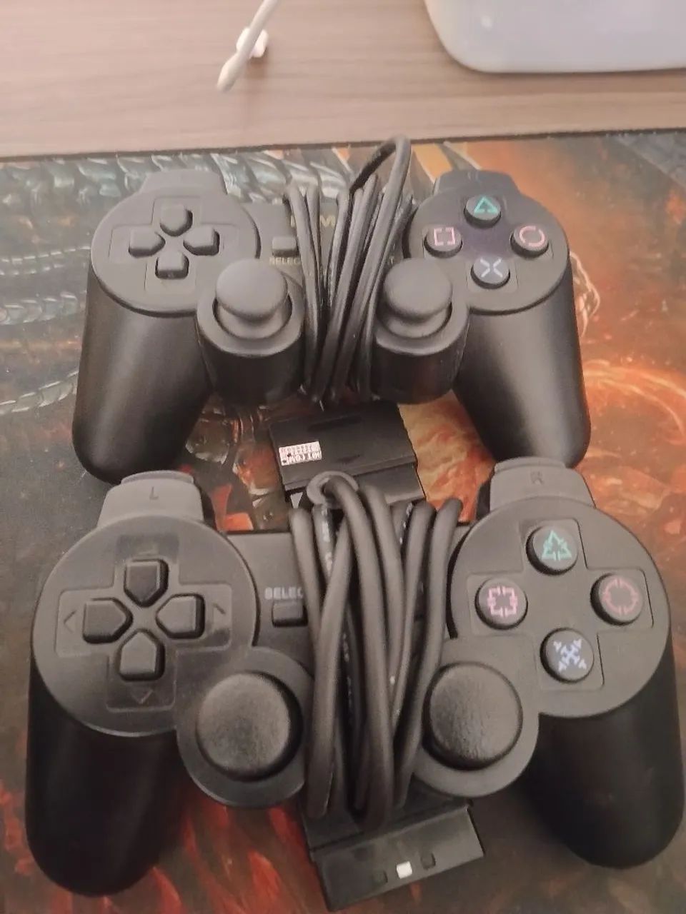 PS2 com 3 controles e 2 memory card - Foto 4