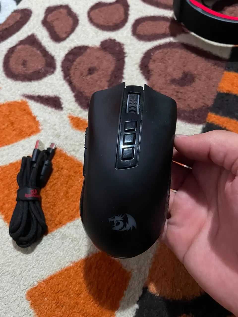 Mouse redragon cobra pro Bluetooth/fio/sem fio - Foto 2