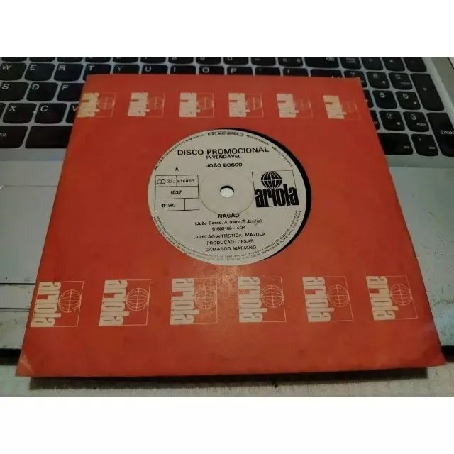 João Bosco Compacto Promocional Ariola Nação 1982