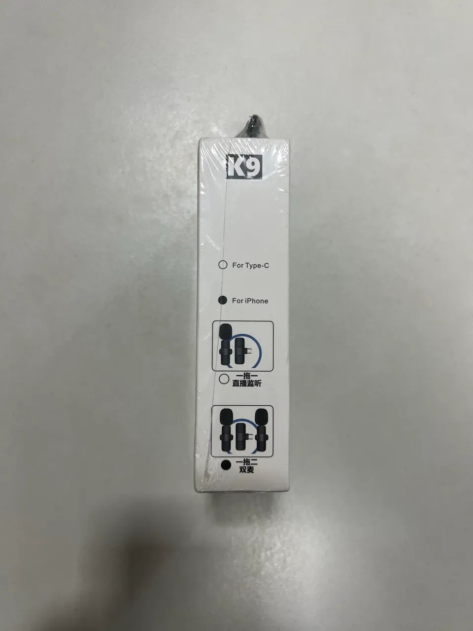 MICROFONE SEM FIO K9 PARA CELULAR (NOVO LACRADO ) - Foto 3