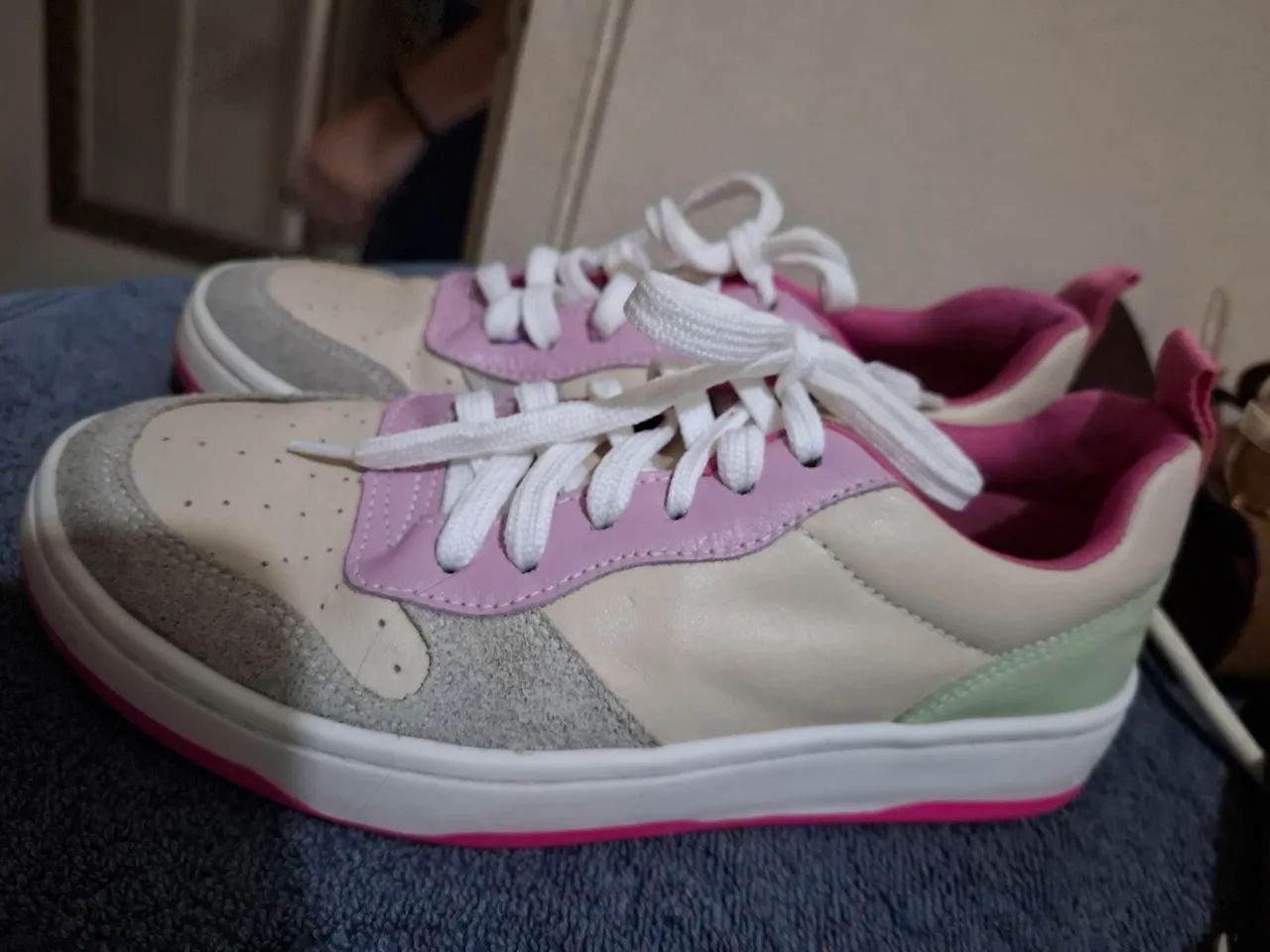 Tenis santa lolla/ Couro 
