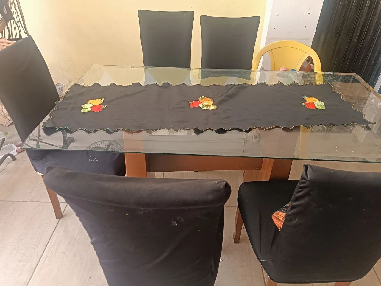 Mesa de vidro 6 cadeiras  - Foto 5
