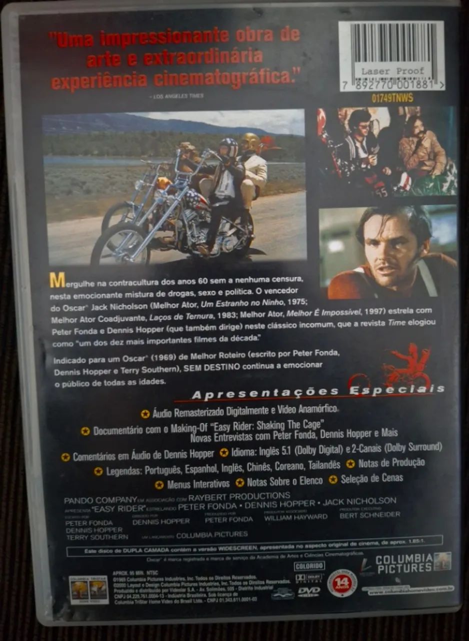 dvd  sem destino - easy rider  - Foto 3