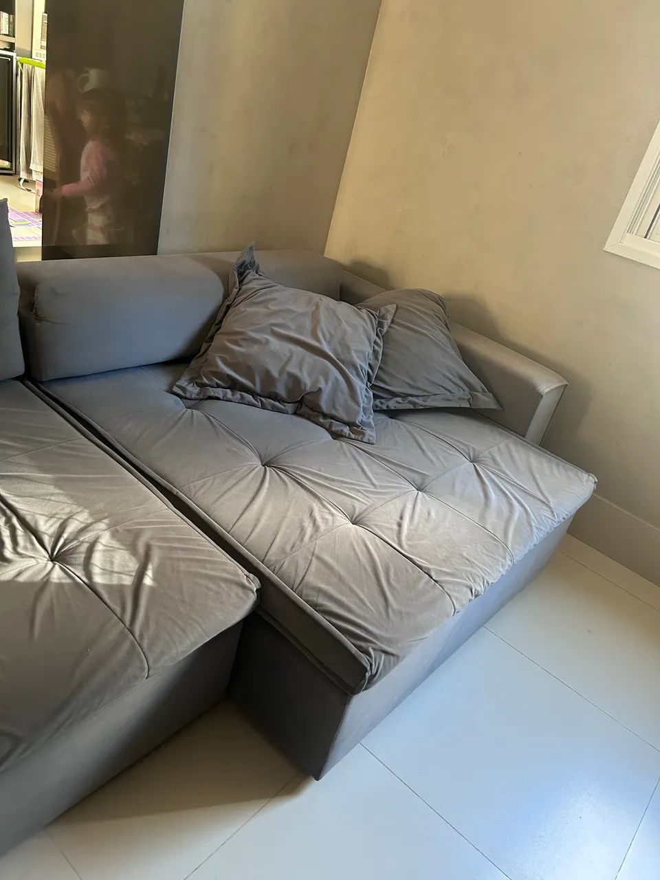 Sofá cinza chase  - Foto 2