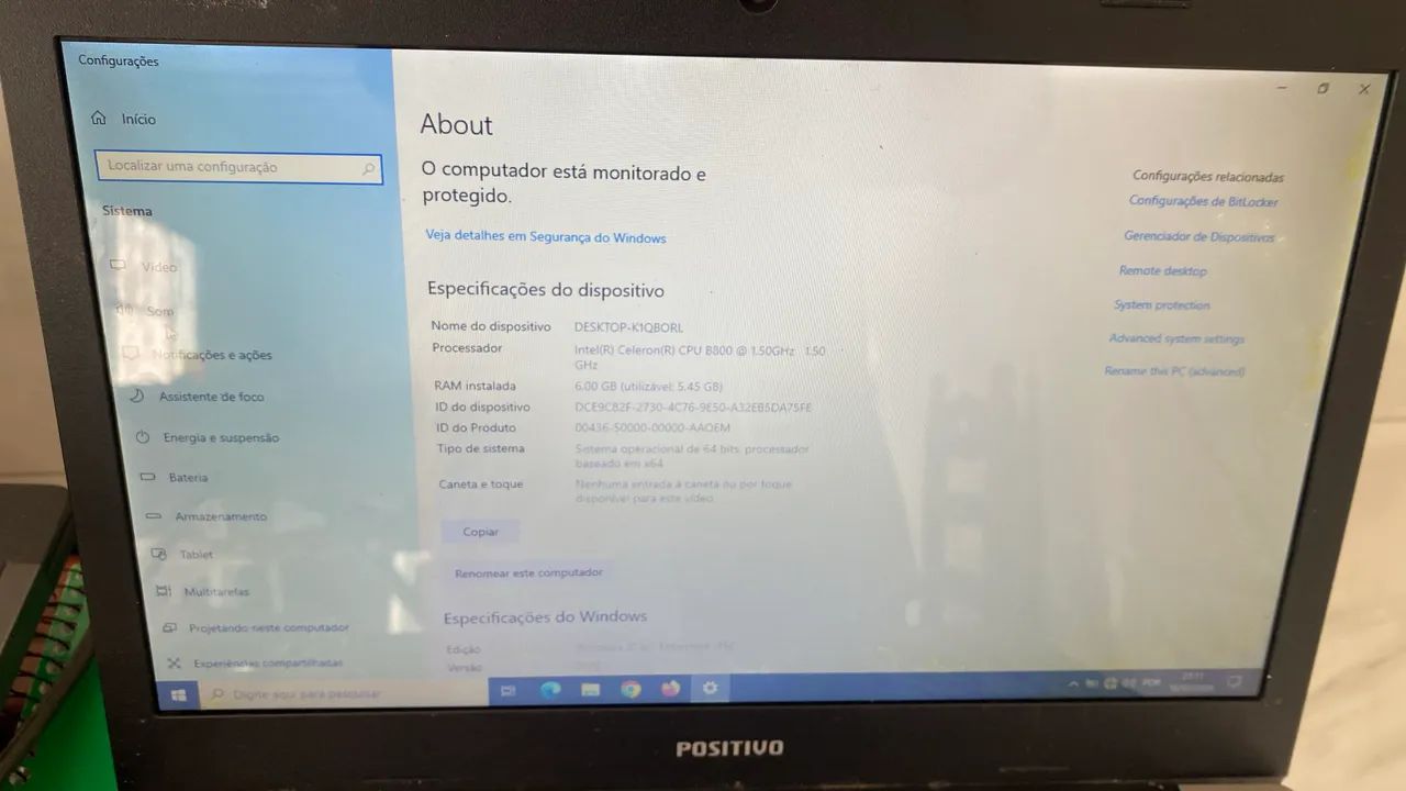 Notebook Positivo Intel Celeron B800 | 6GB RAM | Windows 10 | HDMI - Foto 3