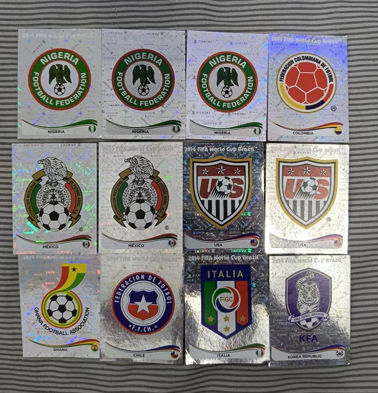 Figurinha Brilhante copa 2014