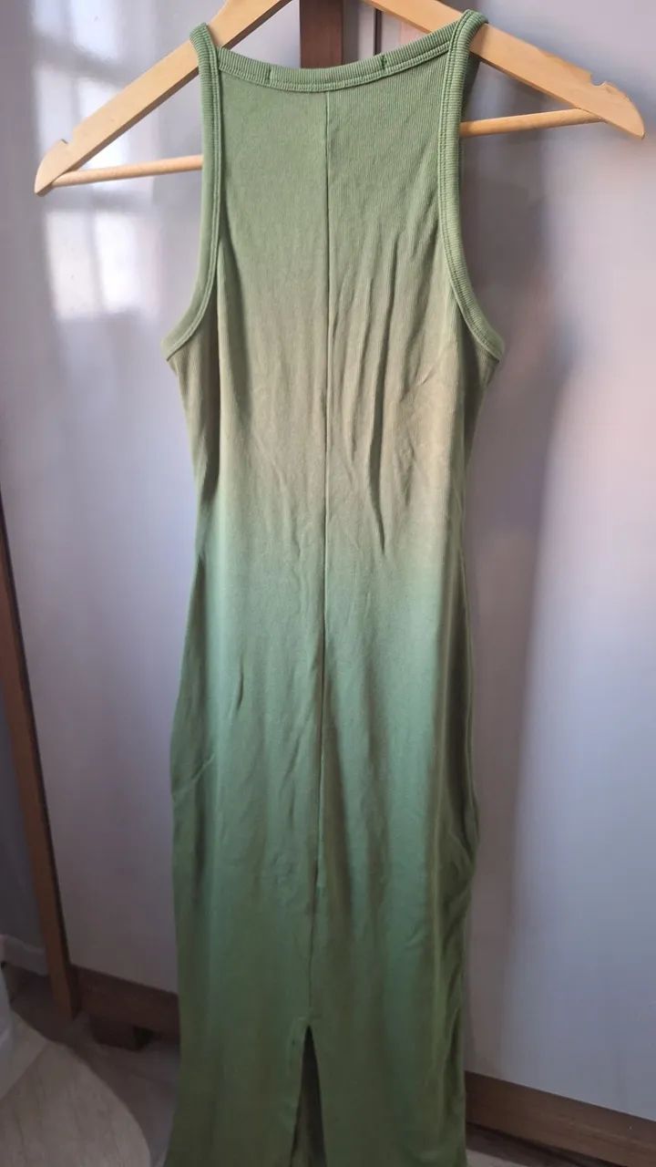 Vestido midi verde youcom halter - Foto 4