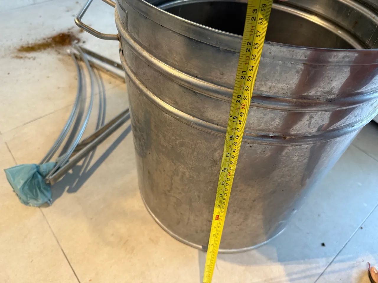 Tambor de inox com roda  - Foto 3