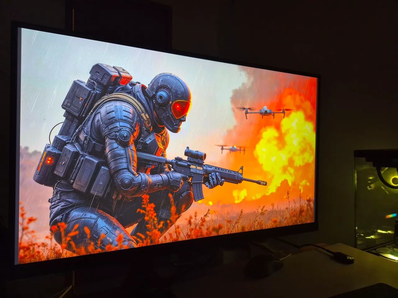 MONITOR ASUS TUF GAMING 27 polegadas vg27aql3a QHD FAST IPS 180HZ 