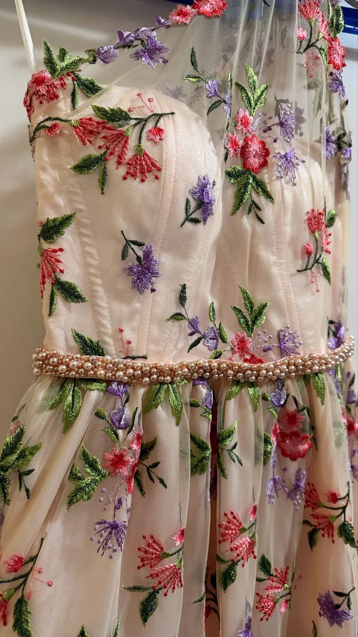 Roupa de tule flores  - Foto 4