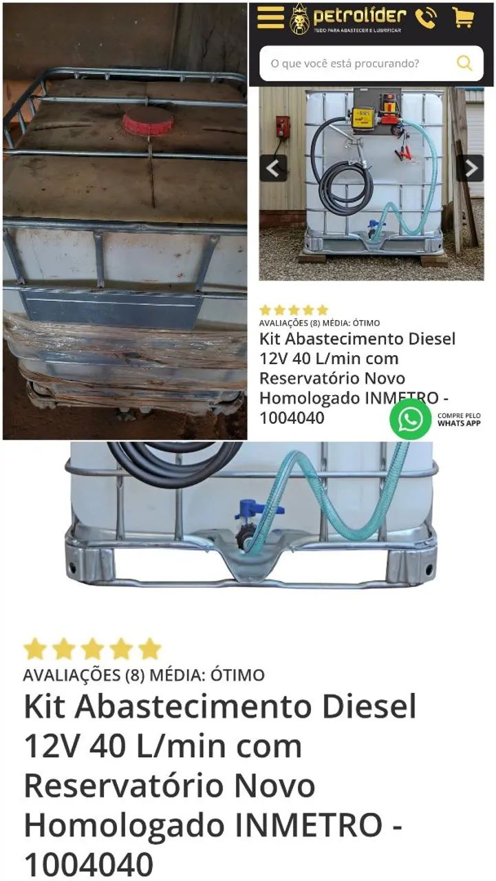 Kit combustível 