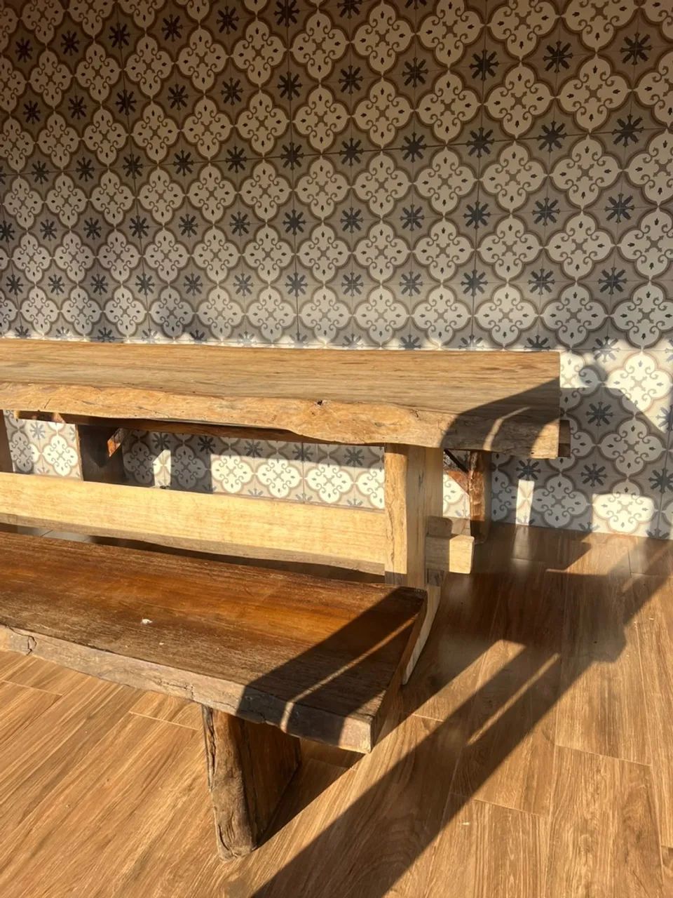 Mesa de madeira angá  - Foto 2