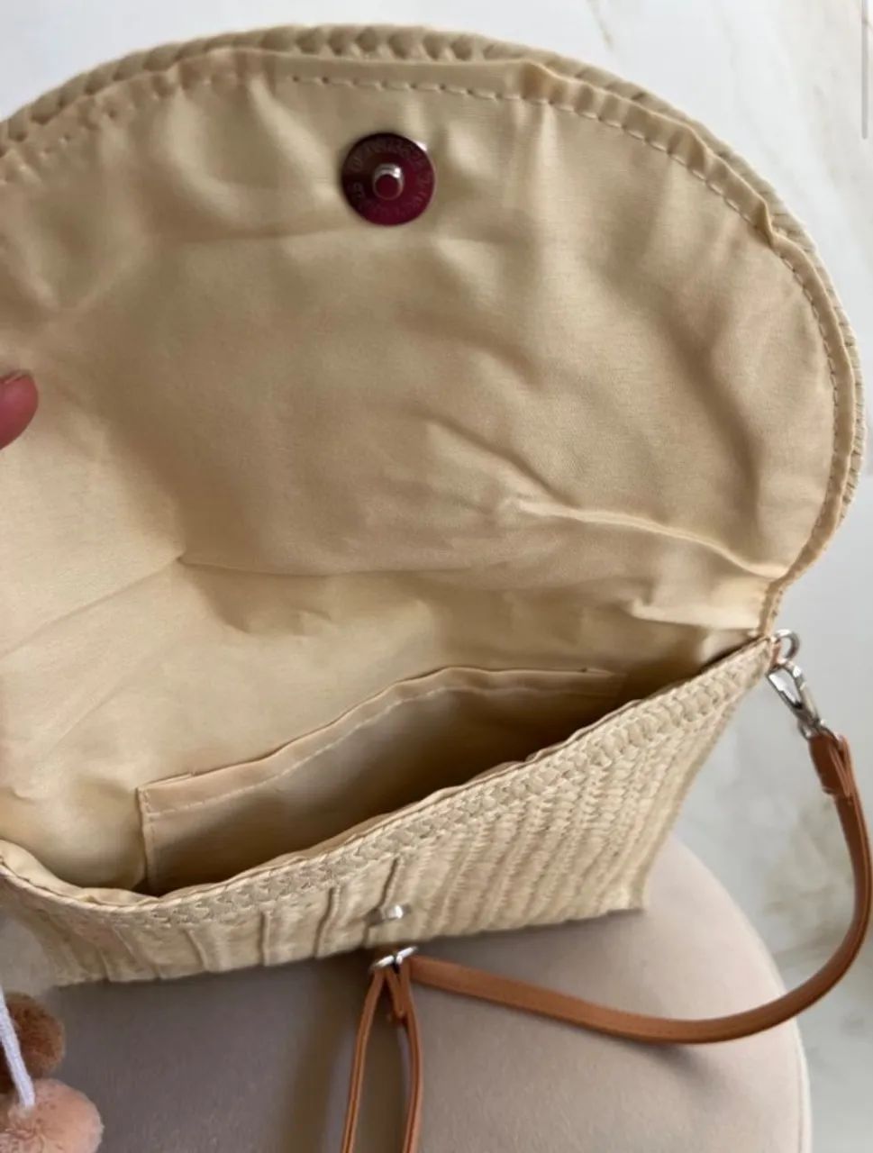 Bolsa Palha Off White - Foto 3