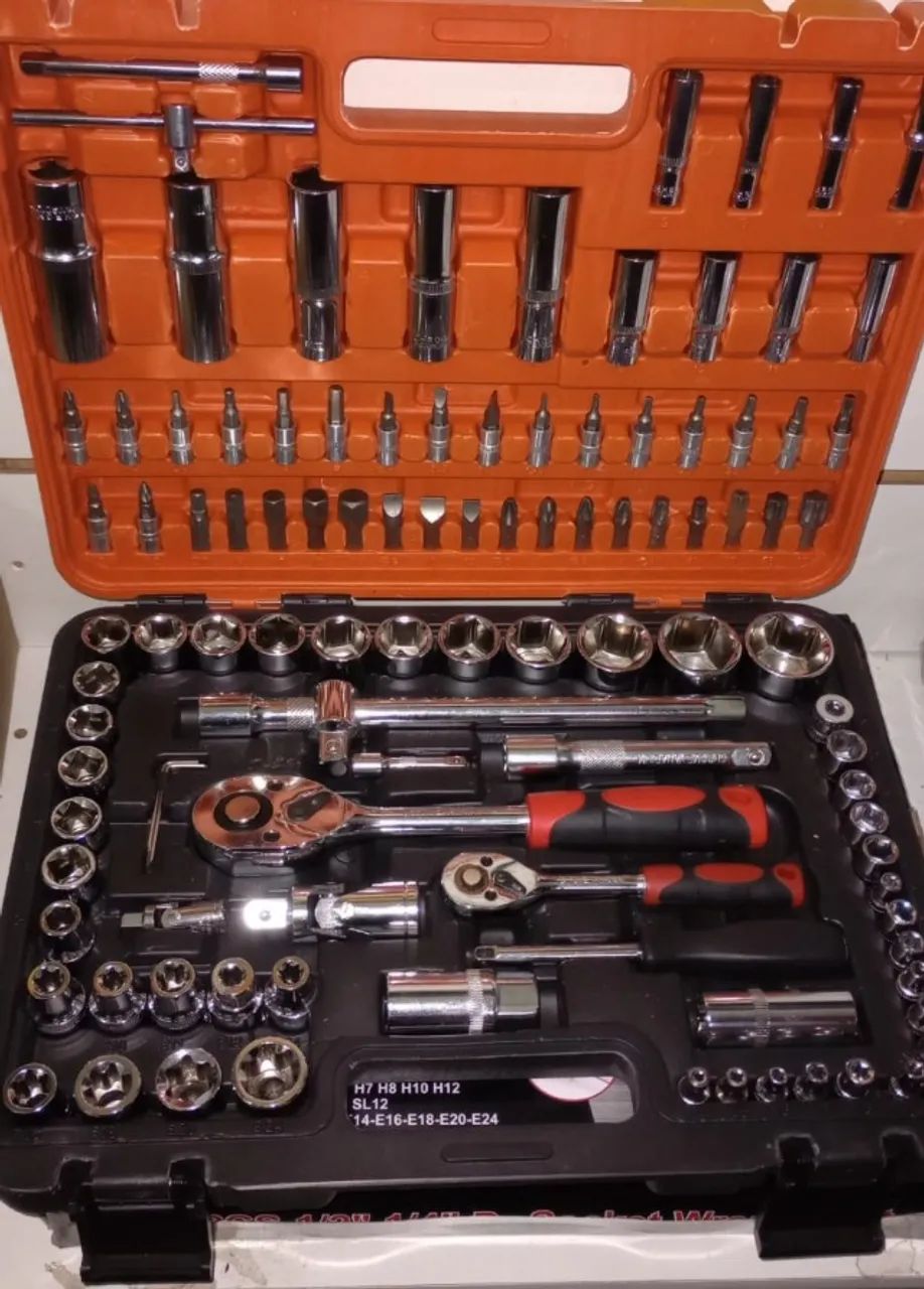 Kit de chaves jogo de ferramenta completa, 108 Peças - Ferramentas