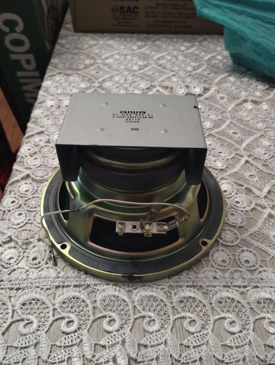 Alto falante woofer 6,5" e  Mid-range Aiwa original  - Foto 4