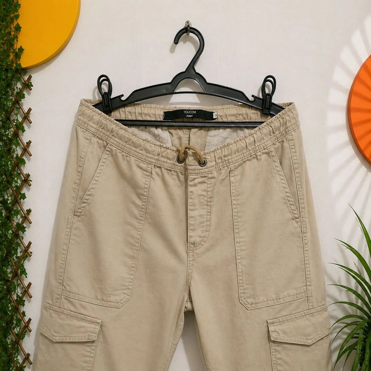 Calça Jogger Youcom Bege 42