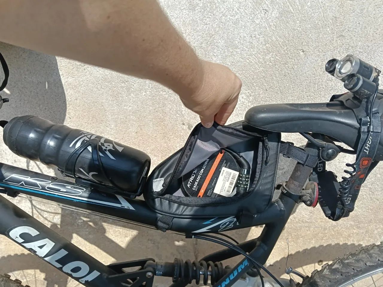 Bicicleta caloi LINDONAA  com equipamentos  - Foto 4
