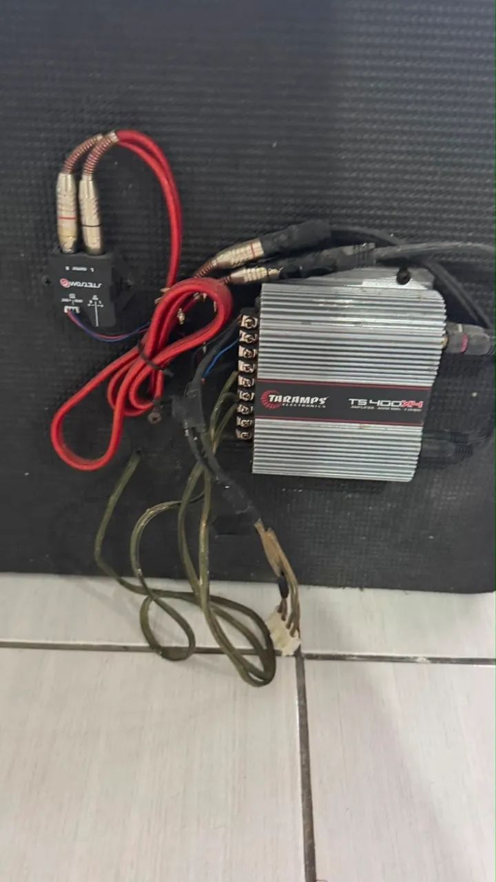Caixa de Som Automotiva Completa + Módulo Taramps 400!  - Foto 2